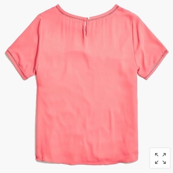 J. Crew Ladder Trim Top Coral Size Small - Picture 6 of 13